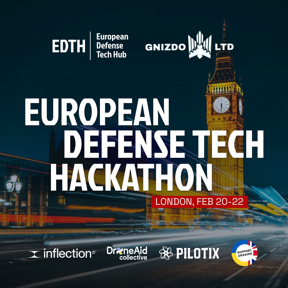 GNIZDO на London Hackathon · 20–22 лютого 2026